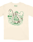 Fly Fishing Bear Graphic T-Shirt