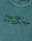 Happy Camper (with Car) Embroidered Crewneck Heavyweight Sweatshirt