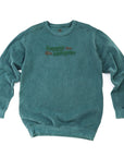 Happy Camper (with Car) Embroidered Crewneck Heavyweight Sweatshirt