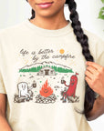 Life is Better by the Campfire Graphic T-Shirt