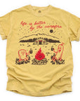 Life is Better by the Campfire Graphic T-Shirt