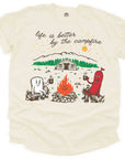 Life is Better by the Campfire Graphic T-Shirt