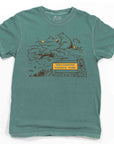 Shenandoah National Park Black Bear with Coffee Graphic T-Shirt