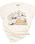 Shenandoah National Park Black Bear with Coffee Graphic T-Shirt