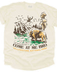 Come At Me Bro Bison Graphic T-Shirt