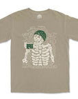 Skeleton Drinking Coffee T-Shirt