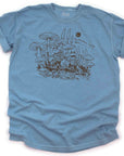 Adventure Frogs Retro Graphic T-Shirt