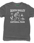 Death Valley National Park with Hiking Skeleton Graphic T-Shirt by Nurtured by Nature Studio