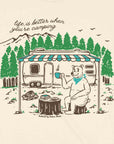 Glamping Bear Graphic T-Shirt