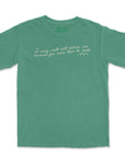 In Every Walk with Nature One Received Far More Than He Seeks Quote T-Shirt Nurtured by Nature Studio
