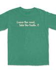 Leave the Road Take the Trails Hiking Graphic T-Shirt Nurtured by Nature Studio