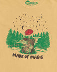 Made of Magic Mushrooms in the Forest Graphic T-Shirt by Nurtured by Nature Studio