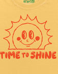 Time to Shine Cute Retro Sun Graphic T-Shirt by Nurtured by Nature Studio