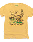 Come At Me Bro Bison Graphic T-Shirt
