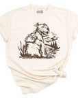 Pit Bull Hiking Buddy Graphic T-Shirt