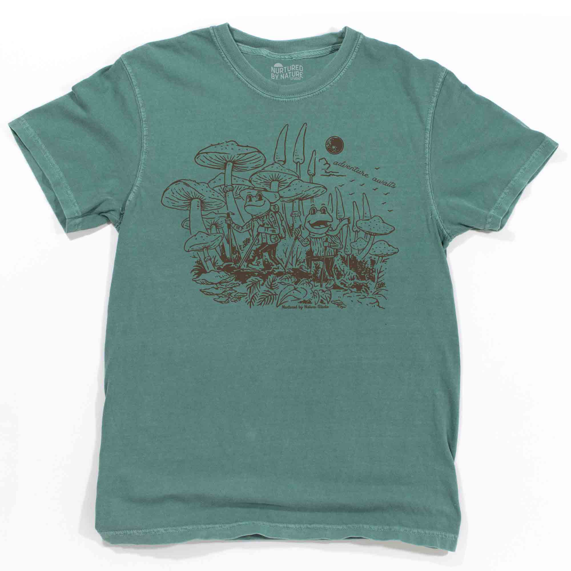 Adventure Frogs Graphic T-Shirt for Hiking, Camping, Backpacking and Gifts