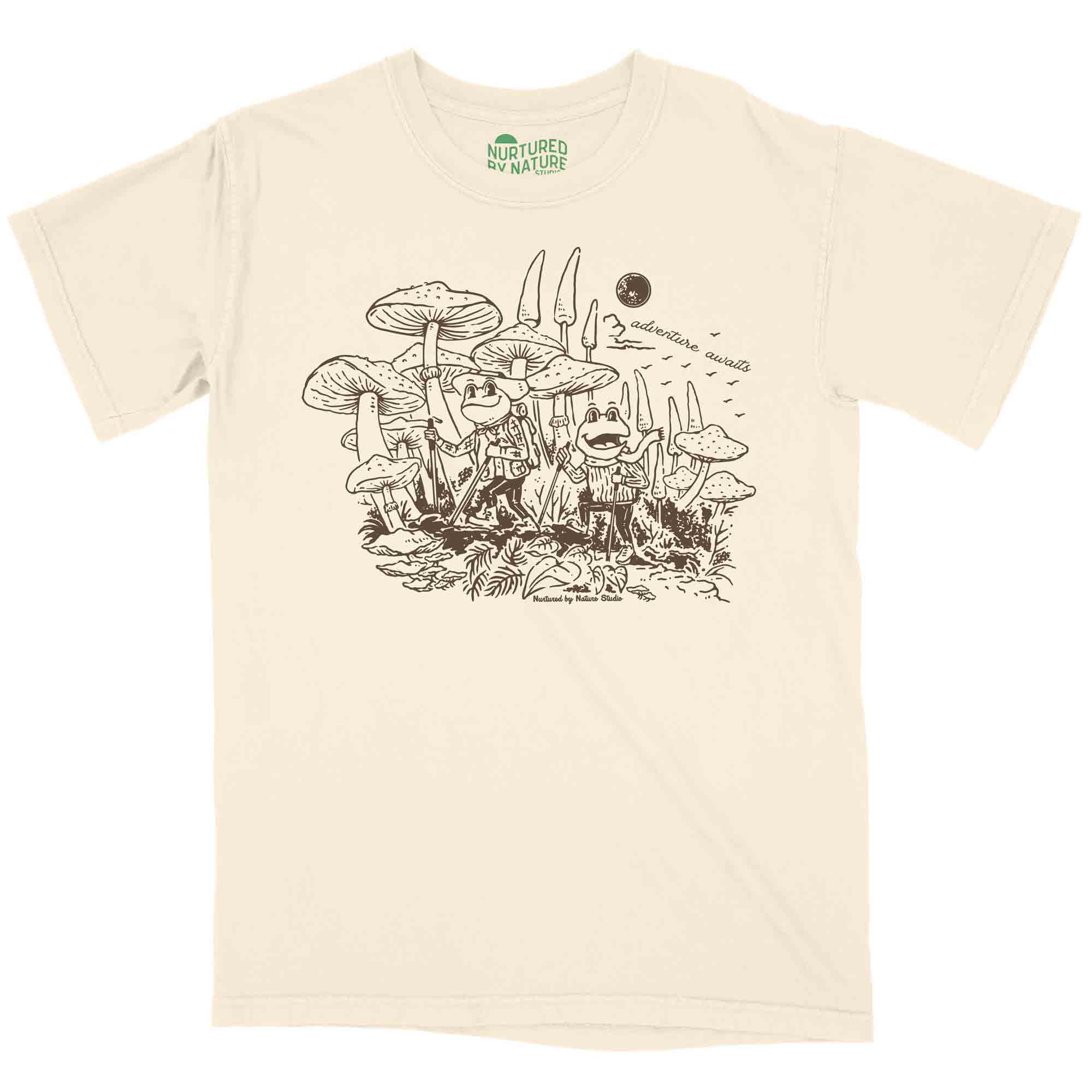 Adventure Frogs Graphic T-Shirt for Hiking, Camping, Backpacking and Gifts