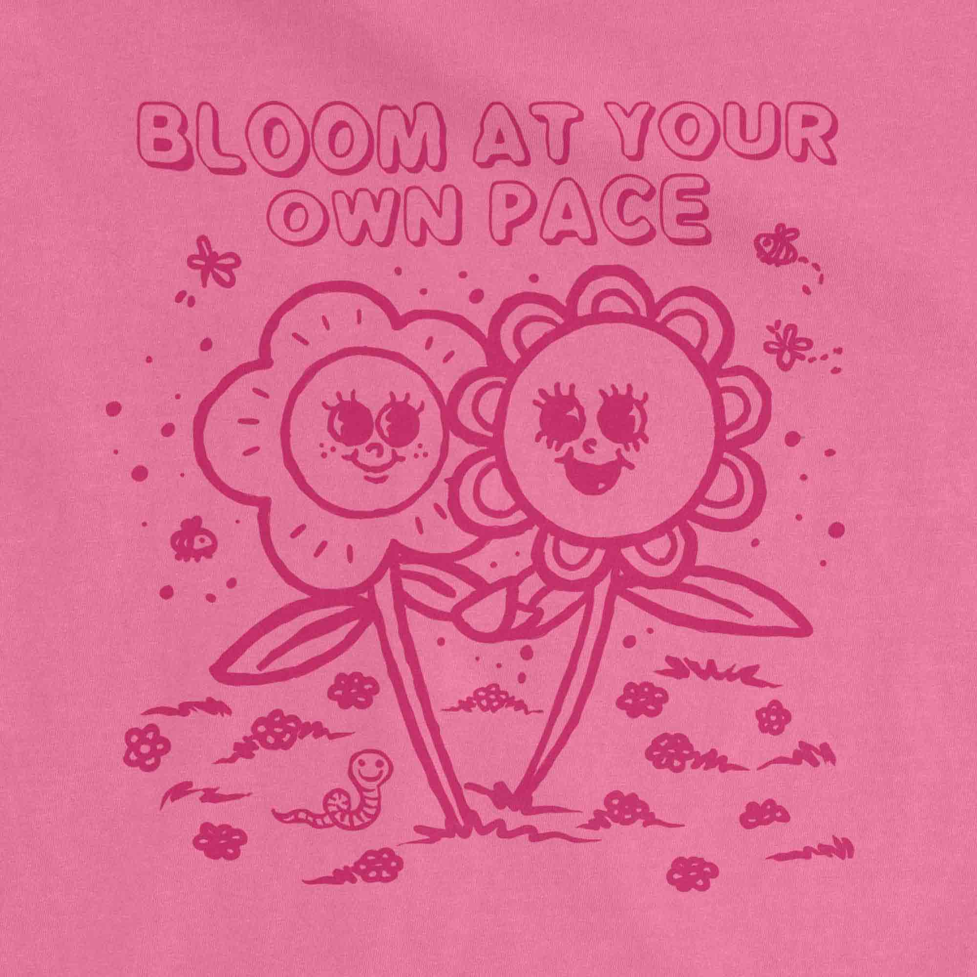 Cute Retro Graphic T-Shirt with Flowers by Nurtured by Nature Studio Hiking, Camping, Outdoorsy Gift
