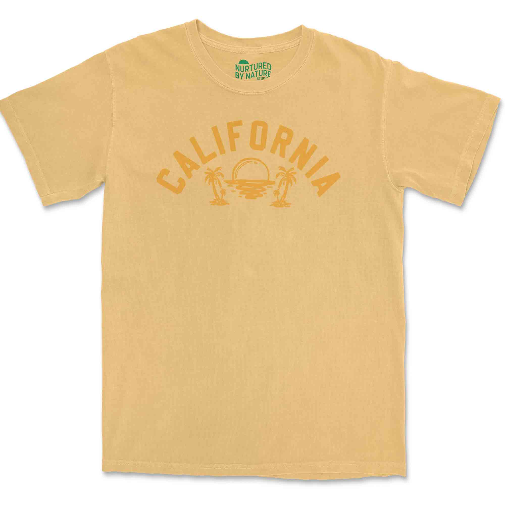 California Sunset Graphic T-Shirt by Nurtured by Nature Studio Hiking, Camping, Beach, Outdoorsy Gift