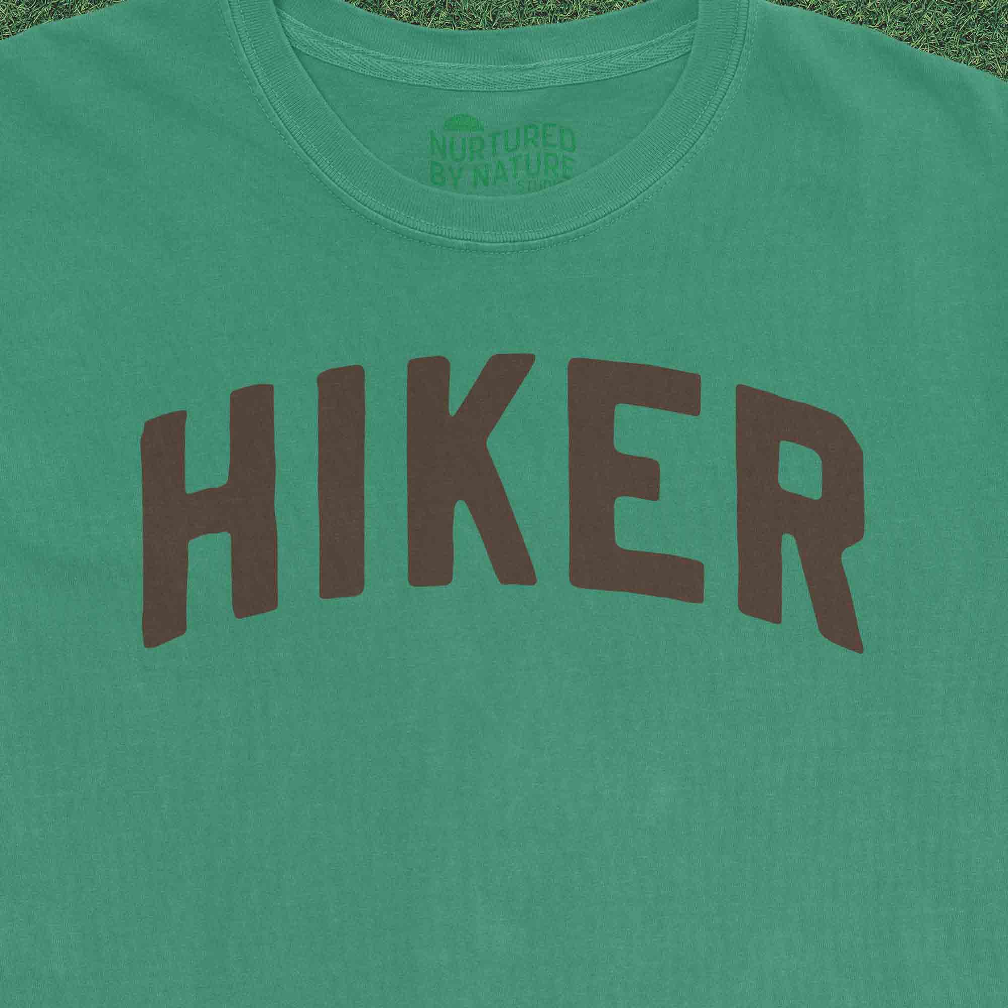 Hiker T-Shirt with Retro Minimalist Text