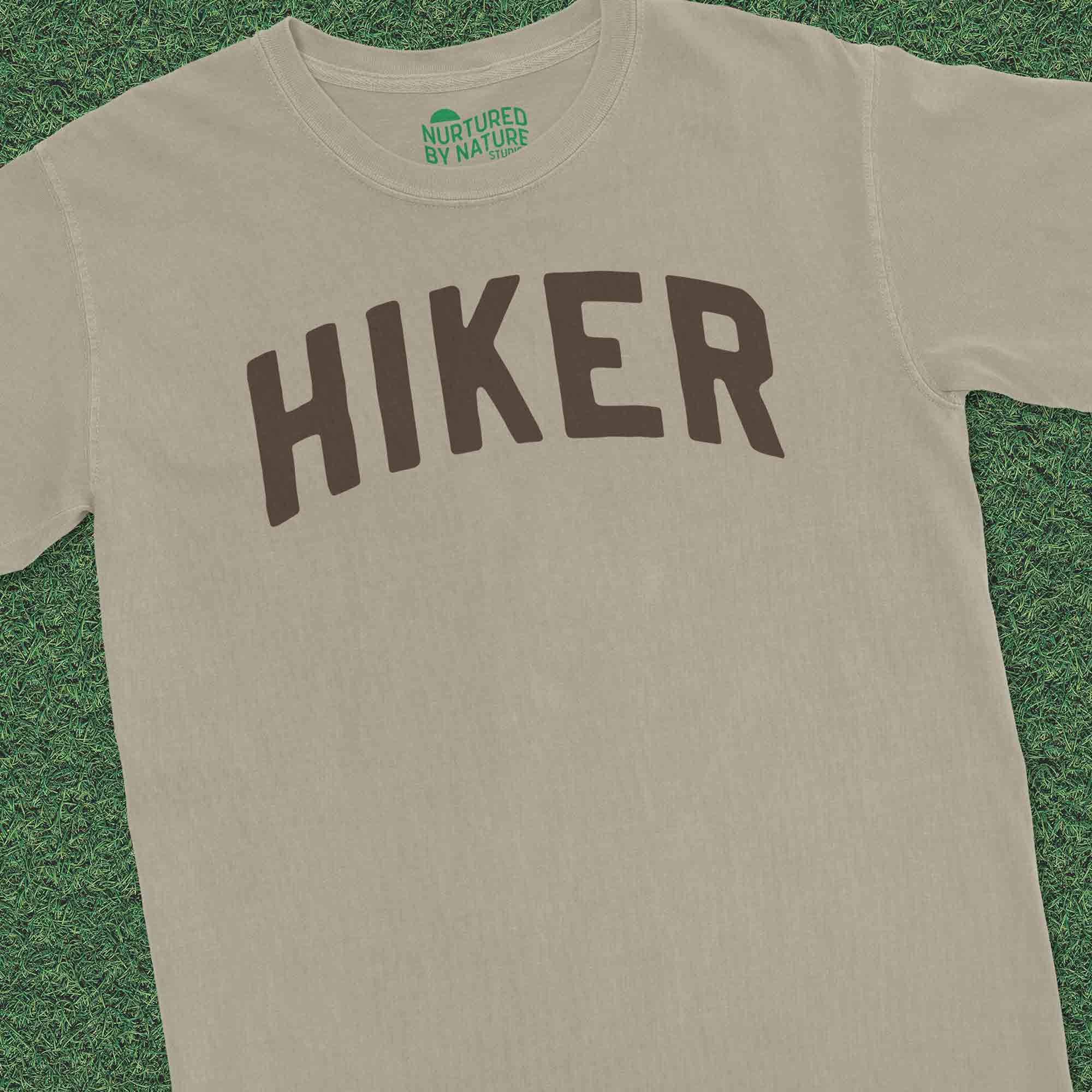 Hiker T-Shirt with Retro Minimalist Text