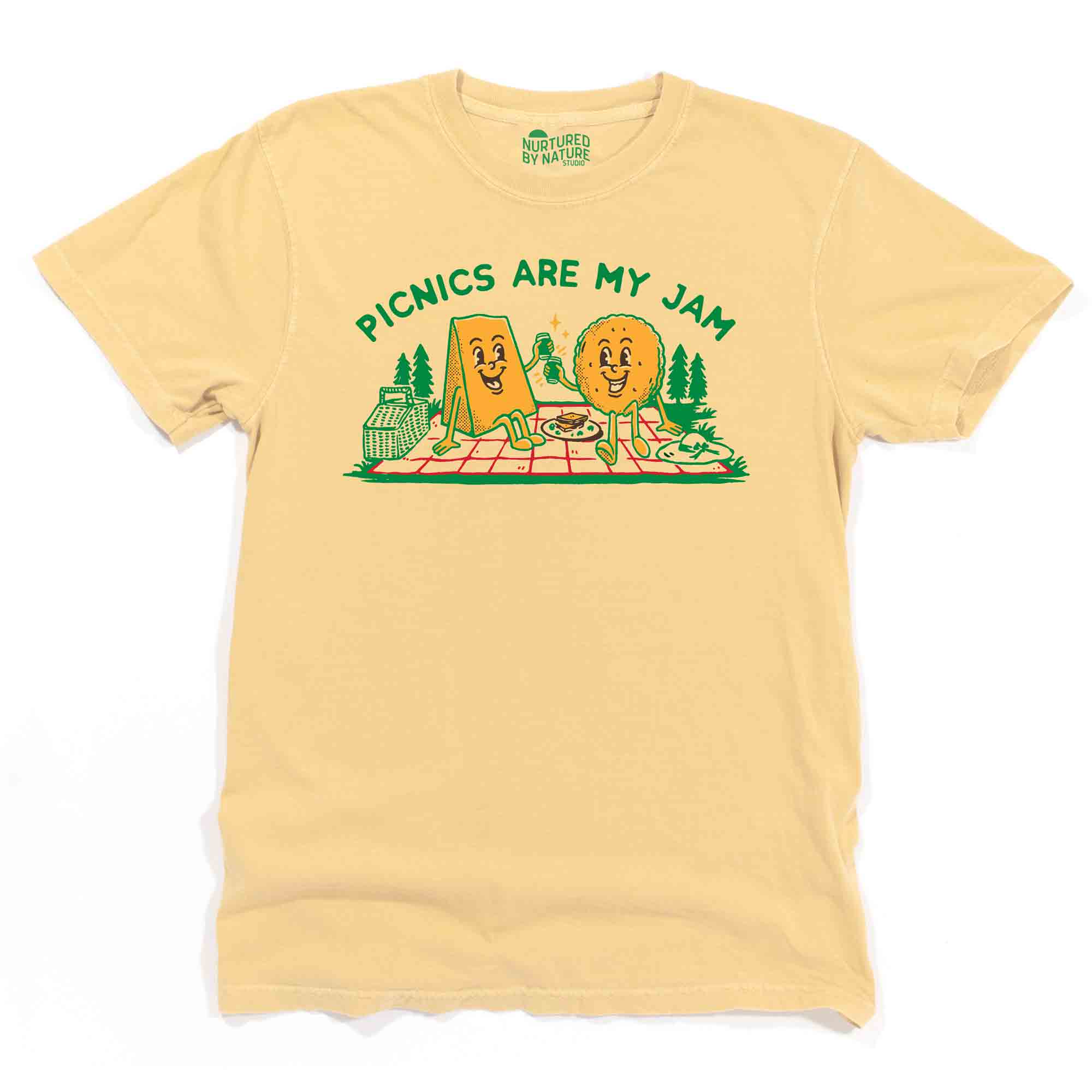 Picnic T-Shirt by Nurtured by Nature Studio