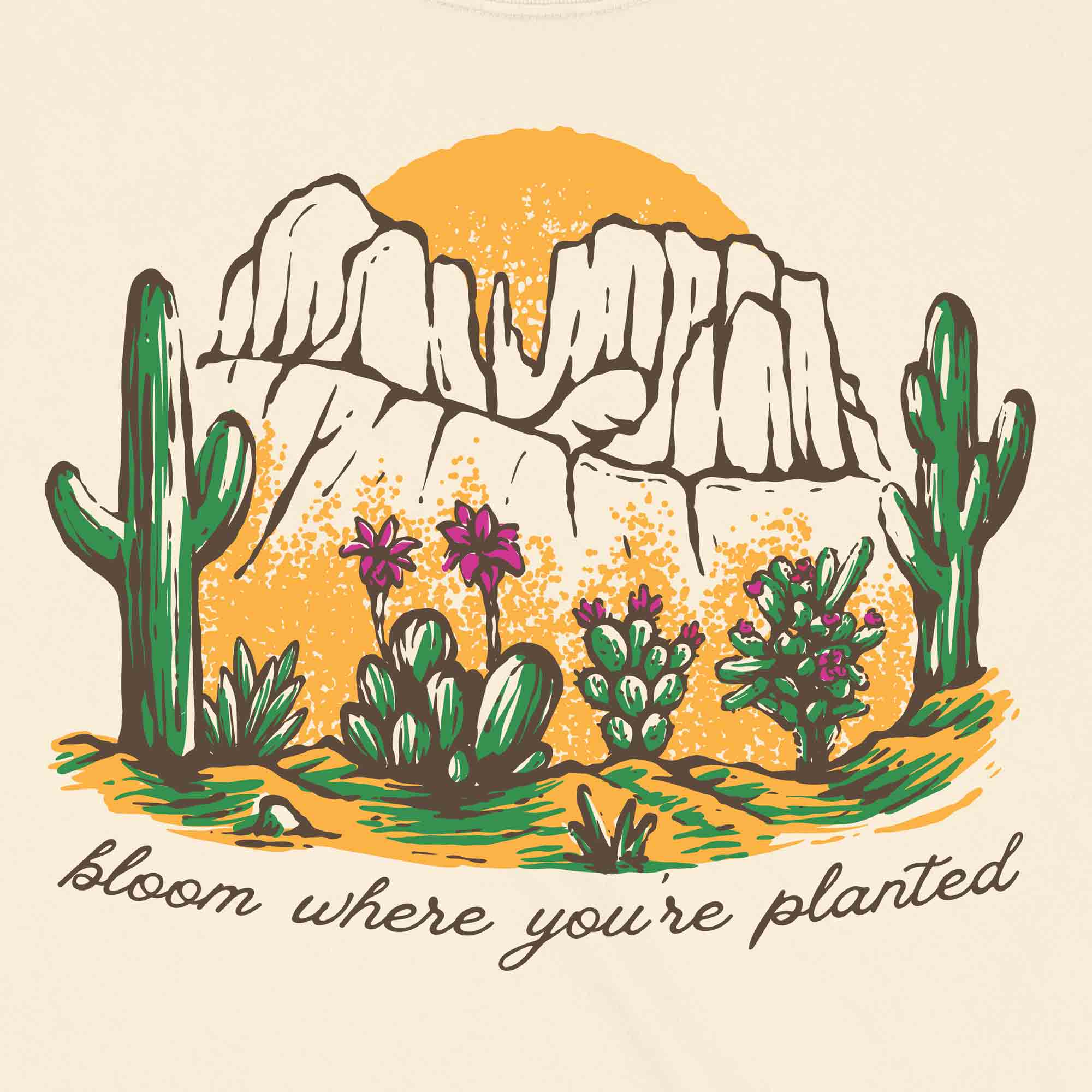 Sedona Arizona Desert Canyon Graphic T-Shirt by Nurtured by Nature Studio Hiking, Camping, Outdoorsy Gift