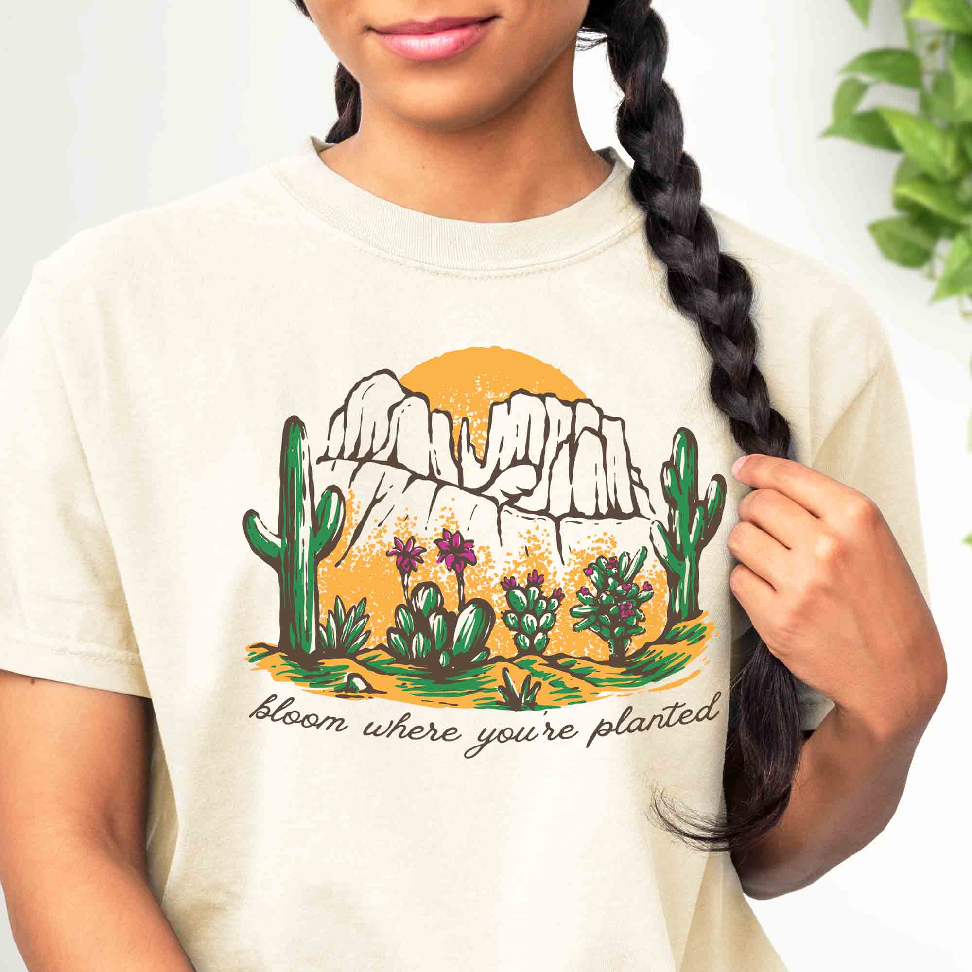 Sedona Arizona Desert Canyon Graphic T-Shirt by Nurtured by Nature Studio Hiking, Camping, Outdoorsy Gift