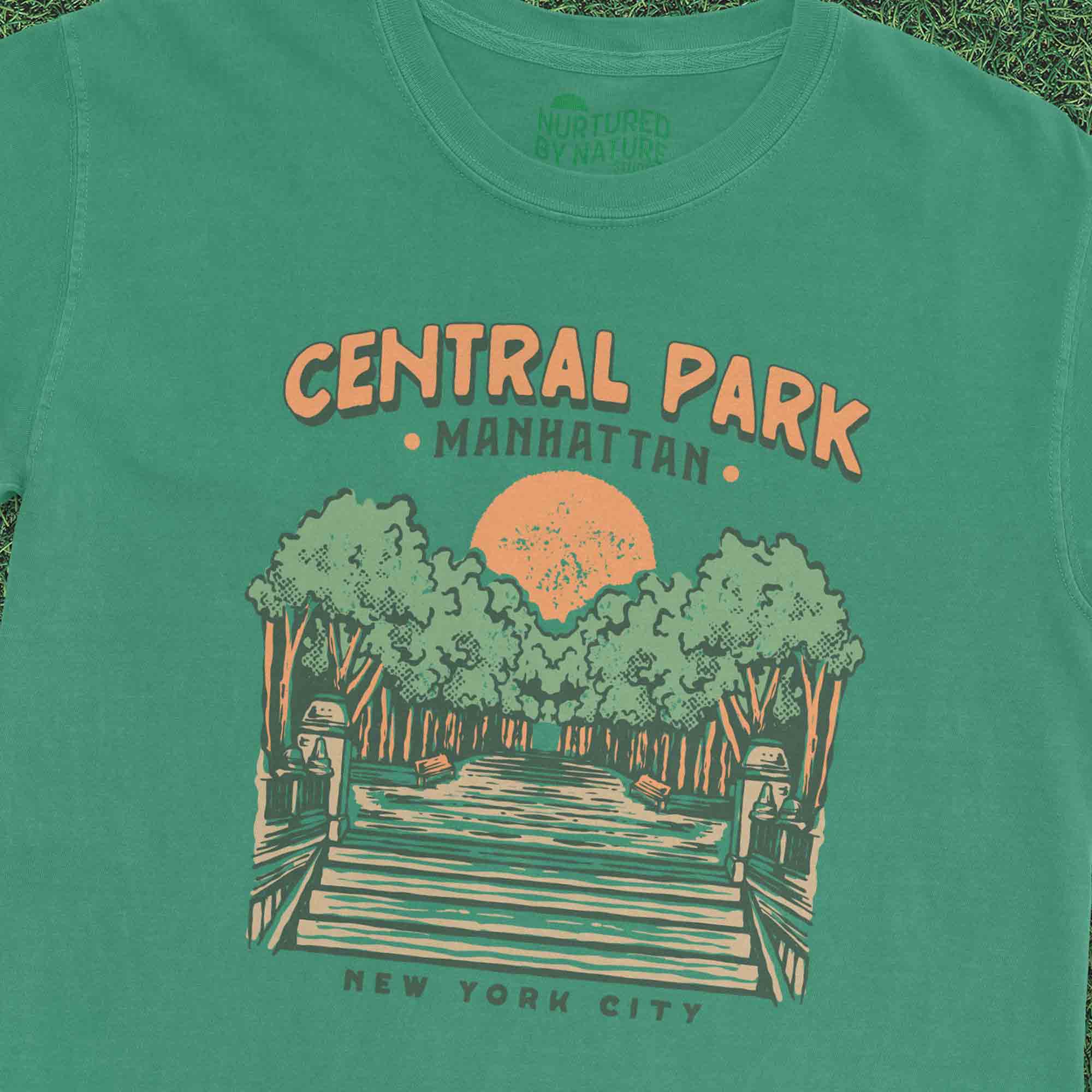 Central Park NYC New York Graphic T-Shirt by Nurtured by Nature Studio