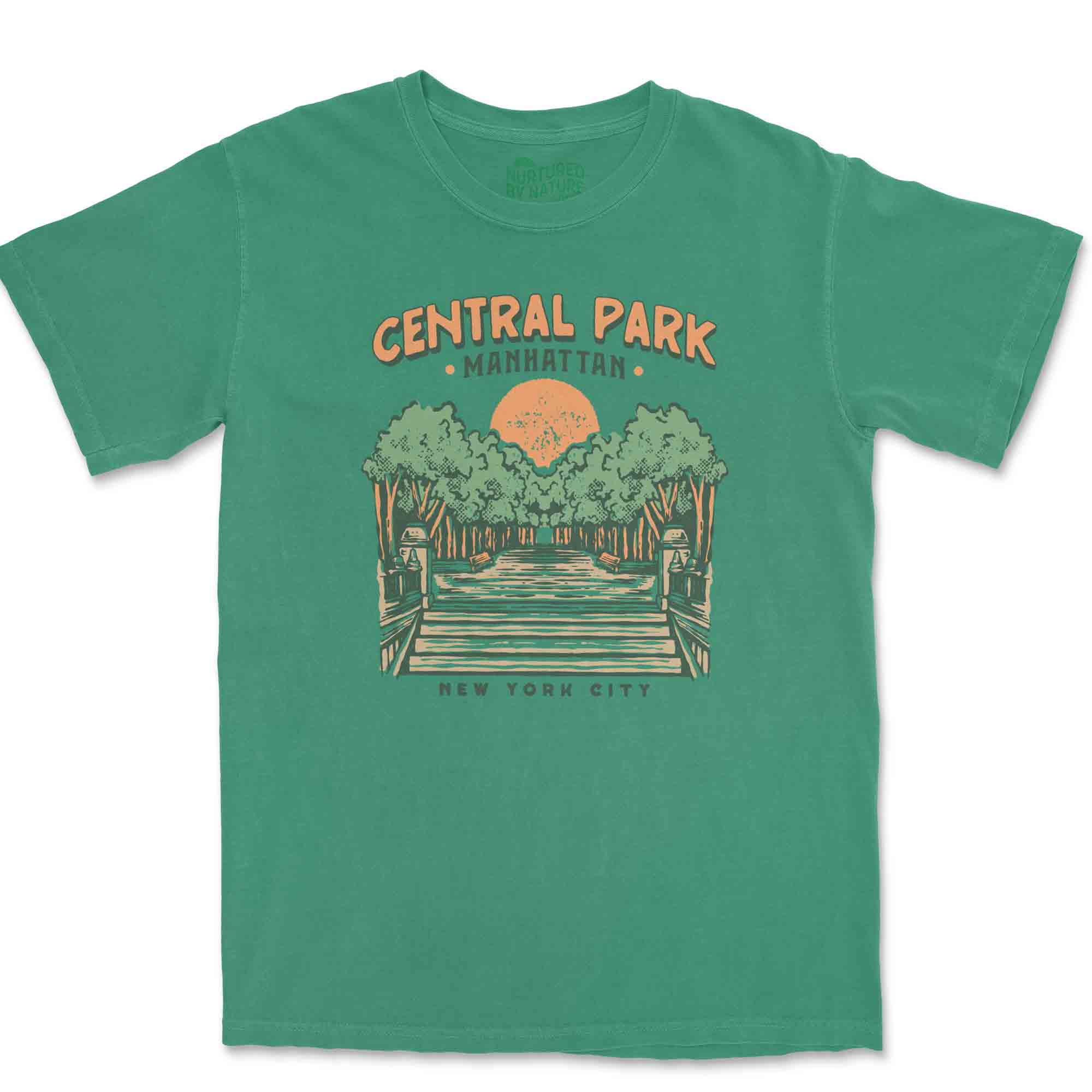 Central Park NYC New York Graphic T-Shirt by Nurtured by Nature Studio
