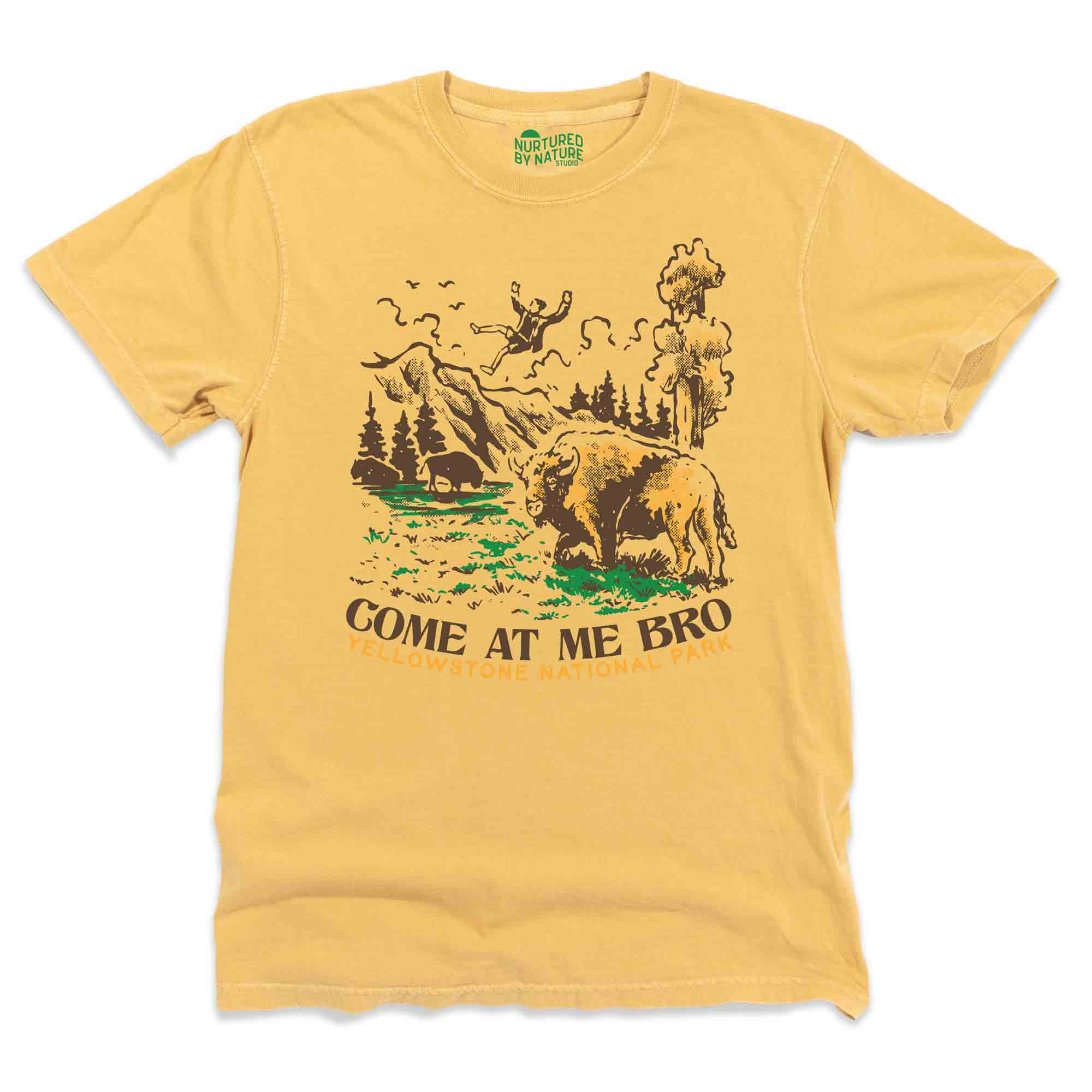Come At Me Bro Bison Graphic T-Shirt
